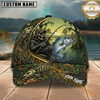 Maxcorners Swamp Fishing Scene Custom Name Fishing Cap