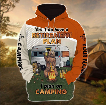 Maxcorners Yes I Do Have A Retirement Plan I Plan On Camping 3D Full Printed