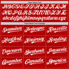 Maxcorners Custom Red White Authentic Sleeveless Baseball Jersey LM2605