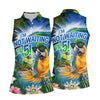 Maxcorners Parrot Life Not Waiting Til 5 Tropical Golf Shirt, Golf Tops For Women, Women’s Golf Apparel, Printed Golf Shirt LM1507