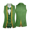 Maxcorners St Patrick's Day Leprechaun Costume Print Women's Golf Shirts, Ladies Golf Polos, Golf Shirt For Women