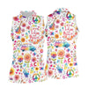 Maxcorners Retro Love Peace Van Floral Hawaiian Golf Shirt, Women’s Golf Tops, Performance Golf Shirt LM1507