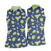 Maxcorners Margarita Cocktail Golf Shirt, Tropical Lime Drink Pattern, Golf Shirt For Women LM1507