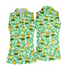 Maxcorners Funny Hula Banana Tropical Hawaiian Golf Shirt, Golf Polo For Women, Printed Golf Shirt LM1507