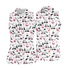 Maxcorners Pink Flamingo Golf Cart Martini Hawaiian Golf Shirt, Women’s Golf Polo, Ladies Golf Shirts LM1507