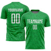 Maxcorners Custom Kelly Green White Sublimation Soccer Uniform Jersey LM2605