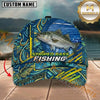 Maxcorners Abstract Water Flow Custom Name Fishing Cap