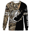 Maxcorners Personalized Fishing Tattoo Full Printing 3D Hoodie