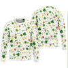 Maxcorners St Patrick's Day Beer Golden Horseshoes Shamrock Golf Shirt, Polo Shirts For Men, Golf Shirts For Men