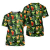 Maxcorners Tropical Cocktail Coconut And Palm Leaf Golf Polo, Hawaiian Golf Shirt, Golf Polo For Women LM1507