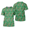 Maxcorners Santa Flamingo Tropical Golf Shirt, Christmas Golf Shirt, Women’s Golf Apparel LM1507