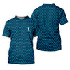 Maxcorners Three Leaf Clover Seamless Pattern St Patrick's Day Golf Shirt, Women's Golf Tops, Ladies Golf Polos