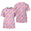 Maxcorners Funny Adult Novelty Pink Pattern Golf Shirt, Ladies Golf Tops, Women’s Golf Apparel LM1507