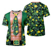 Maxcorners Funny St Patrick's Day Shamrock Golf Shirt, Women's Golf Shirts, Ladies Golf Polos, Women's Polo Shirt