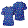 Maxcorners Memphis Pattern Hawaiian Golf Shirt, Retro Summer Women's Golf Tops, Ladies Golf Shirts LM1507