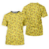 Maxcorners Cute Yellow Rubber Duck Pattern Golf Shirt, Hawaiian Golf Shirt, Golf Tops For Women, Printed Golf Shirt LM1507