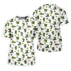 Maxcorners St Patrick's Day Leprechaun Golf And Beer Golf Pose Shamrock Golf Shirt, Golf Shirts For Men