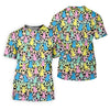 Maxcorners Pastel Easter Bunny Leopard Print Polo Shirt, Women’s Golf Apparel, Hawaiian Golf Shirt, Printed Golf Shirt LM1507