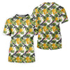 Maxcorners Tropical Pineapple Rifle Golf Shirt, Hawaiian Tactical Print, Women’s Golf Polo LM1507