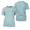 Maxcorners St Patrick's Day Shamrock Golf And Beer Blue And White Golf Shirt, Polo Shirts For Men, Golf Shirts For Men