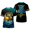 Maxcorners Happiness Is A Big Bass And A Limit Of Panfish Fishing UPF Shirts, Funny Fishing Shirt, Fishing Gifts For Men