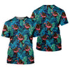 Maxcorners Bigfoot Flamingo Float Tropical Golf Polo Shirt, Golf Shirts For Women, Ladies Golf Tops LM1507