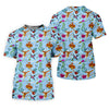 Maxcorners Hummingbird Paradise Golf Shirt, Tropical Flower Garden Pattern, Golf Shirt For Women LM1507