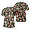 Maxcorners Cute Pig Tropical Monstera Hawaiian Golf Polo Shirt, Golf Shirts For Women, Women's Golf Apparel LM1507