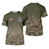 Maxcorners Custom America 250 Military Camo Golf Polo Shirt, Ladies Golf Shirts, Women's Golf Polo LM1507
