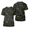 Maxcorners Neon Paint Splatter Pattern Golf Shirt, Women's Golf Shirt, Hawaiian Golf Shirt, Golf Polo For Women LM1507