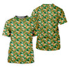 Maxcorners Naughty Fun Adult Humor St Patrick's Day Golf Shirt, Green Orange White Women's Golf Tops, Ladies Golf Shirts