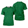 Maxcorners Golf And Beer Lucky Four Leaf Clover St Patrick's Day Green Golf Tops For Men, Golf Gift For Men
