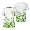 Maxcorners Shenanigans Coordinator Golf Ball Pattern St Patrick Day White Golf Shirt, Women's Golf Tops, Ladies Golf Polos