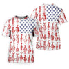 Maxcorners American Flag Fish Shirt, Fishing SPF Shirt, Mens Fishing Shirts Long Sleeve, Gift For Fisherman