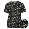 Maxcorners Funny Xmas Dog Pattern Polos, Golf Shirt For Golfers And Pet Lovers, Christmas Golf Shirt For Men