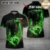 Maxcorners Bowling Neon Tiger Strike Multicolor Options Personalized Name, Team Name 3D Shirt (4 Colors)