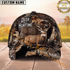 Maxcorners Hunting Woodland Graphic Multi Options Personalized Name 3D Cap