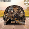Maxcorners Hunting Woodland Graphic Multi Options Personalized Name 3D Cap