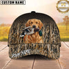 Maxcorners Duck Hunting Dogs Waterfowl Camo Multi Options Personalized Name 3D Cap