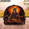 Maxcorners Hunting Halloween Camo Personalized Name Unisex 3D Cap