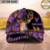 Maxcorners Hunting Woodland Camo Buck Personalized Name Unisex 3D Cap