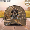 Maxcorners Hunting Dog Duck Hunting Mallard In Mouth Flying Ducks Pattern Marsh Personalized Name 3D Cap