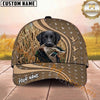 Maxcorners Hunting Dog Duck Hunting Mallard In Mouth Flying Ducks Pattern Marsh Personalized Name 3D Cap