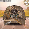 Maxcorners Hunting Dog Duck Hunting Mallard In Mouth Flying Ducks Pattern Marsh Personalized Name 3D Cap