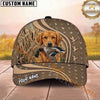 Maxcorners Hunting Dog Duck Hunting Mallard In Mouth Flying Ducks Pattern Marsh Personalized Name 3D Cap