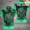Maxcorners Edgy X-Eyes Rabbit Darts Neon Grunge Dartboard Design Multi Options Personalized Name, Team Name Unisex 3D Shirt (4 Colors)