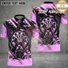 Maxcorners Edgy X-Eyes Rabbit Darts Neon Grunge Dartboard Design Multi Options Personalized Name, Team Name Unisex 3D Shirt (4 Colors)