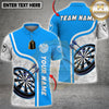 Maxcorners Darts Shirt Red Classic Dartboard Strike Multi Options Personalized Name, Team Name Unisex 3D Shirt (4 Colors)