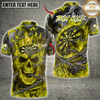 Maxcorners Flaming Skull Dartboard Crown and Chains Multi Options Personalized Name, Team Name Unisex 3D Shirt (6 Colors)