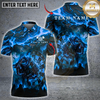 Maxcorners Fire Bull Dartboard Lava Flame Multi Options Personalized Name, Team Name Unisex 3D Shirt (5 Colors)